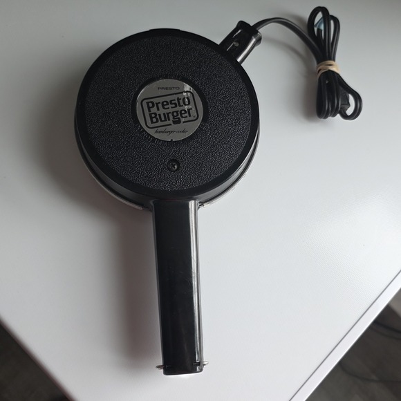 Vintage Presto Burger Hamburger Cooker Single Electric Skillet Griddle Tested - Picture 1 of 9